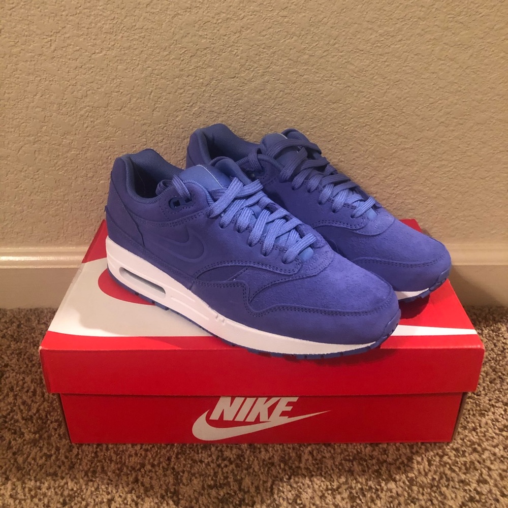 New Nike Air Max 1 PRM Sapphire - Picture 2 of 5